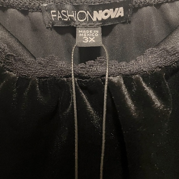 Valentina Velvet Midi Dress, Black - Size 3X - Picture 9 of 11